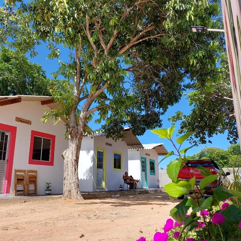 Vista do Chalé do delta Piauí.