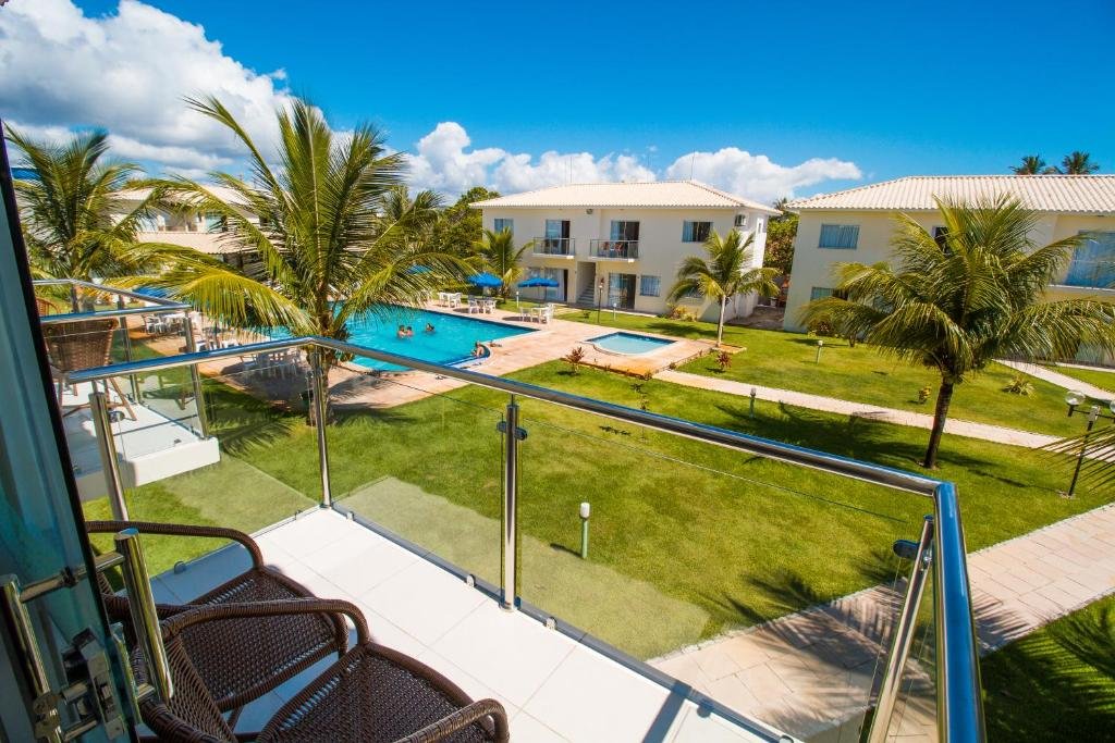 Sacada de um dos flats do Porto Luar, em Porto Seguro