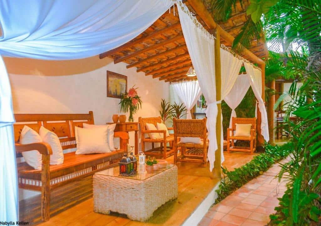 área comum da Pousada Campestre em Trancoso