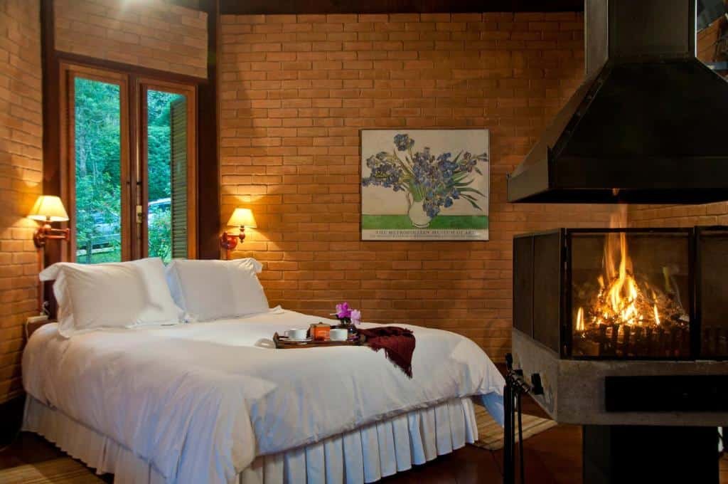 quarto da Pousada Tijupá em Visconde de Mauá