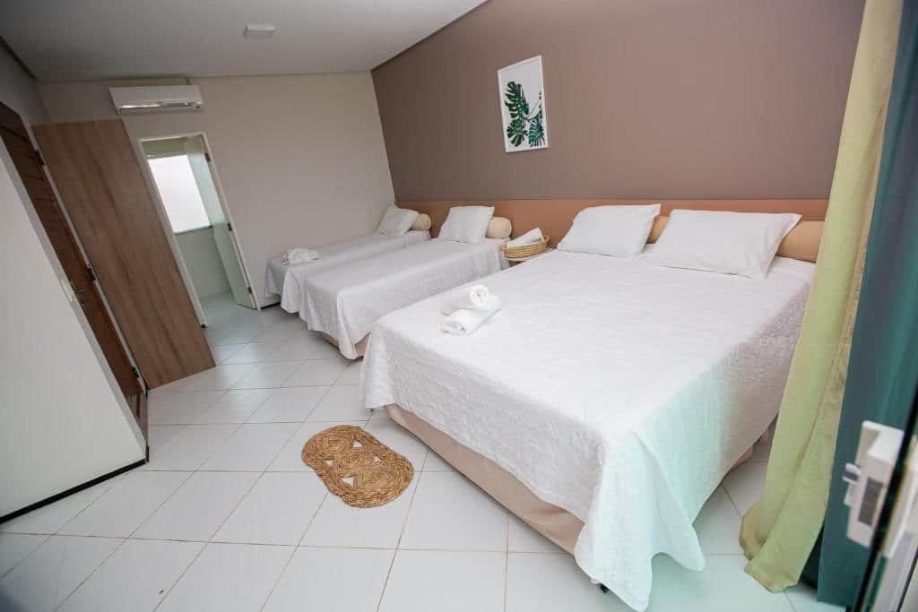 Quarto da Pousada Coqueiro Village.