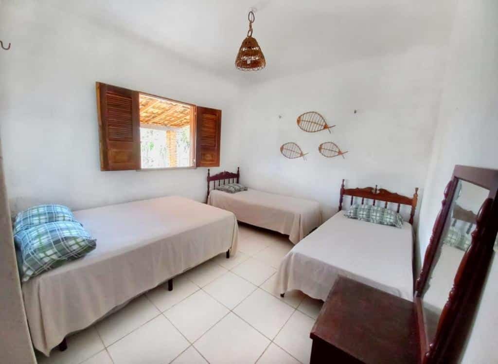 Vista do quarto da Casa João e Maria em Parnaíba.