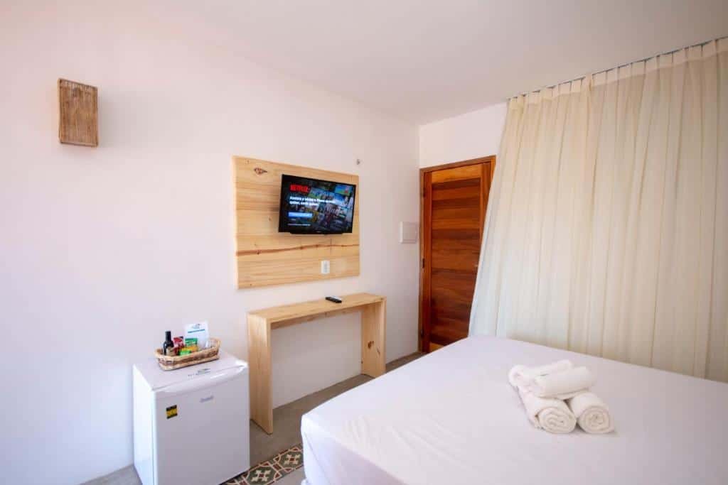 Quarto da Pousada Barra del Mundo.