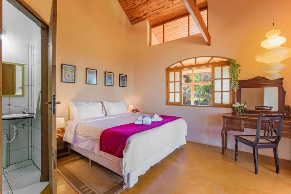 quarto da Pousada das BergHaus