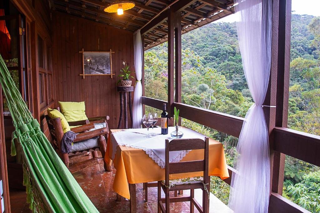 sacada da Pousada Verde Água em Visconde de Mauá