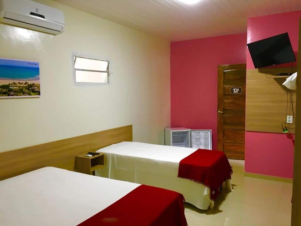 Quarto da Pousada Tianguá.