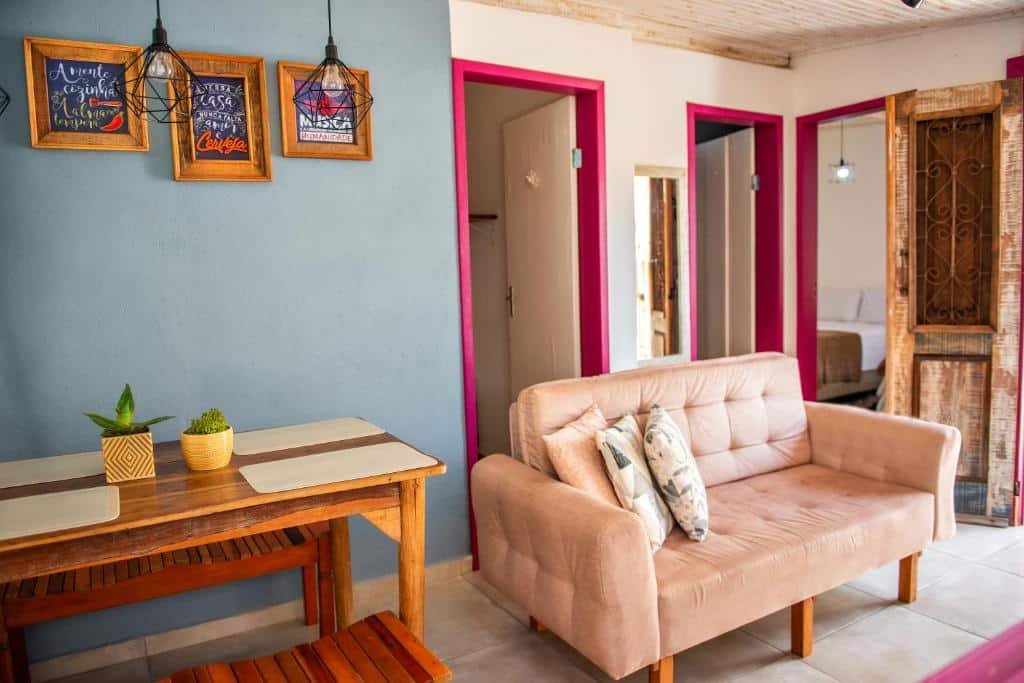 sala colorido do Aconchego de Tiradentes